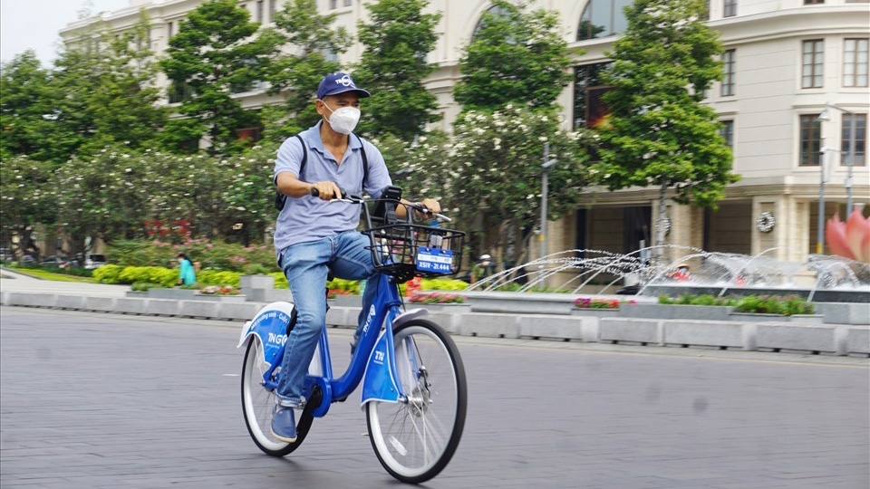 Hanoi promotes public bicycle-sharing service